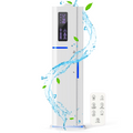 10L/2.64Gal Humidifiers for Bedroom, Top Fill Quiet Ultrasonic Cool Mist Humidifier Large Room, Covers 550ft², 60H Runtime, 24H Timer, 3 Mist Modes Humidifiers for Home, Office, Plants, White